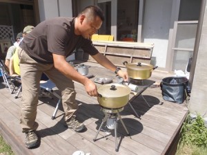 ポリ袋で作るご飯！！児童部　防災食