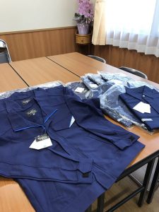 西日本高速　様より寄贈の作業服をいただきました👕