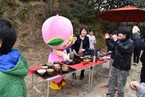 さくら祭り野点の会~ももかちゃんと一緒に