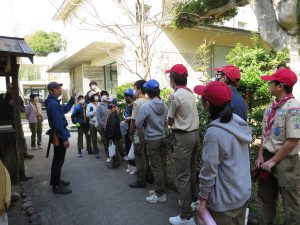 ボーイスカウト団と里山保全活動！