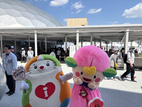 折り鶴xももかちゃん～電力館　可能性のタマゴたちステージ～